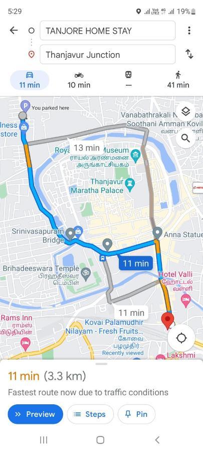 Tanjore Home Stay Thanjavur Bagian luar foto